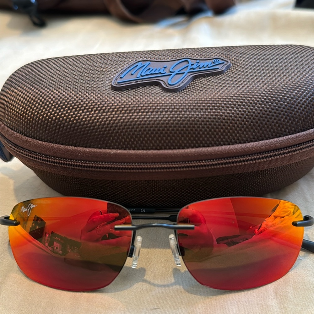 Maui Jim Ohai red mirror sunglasses